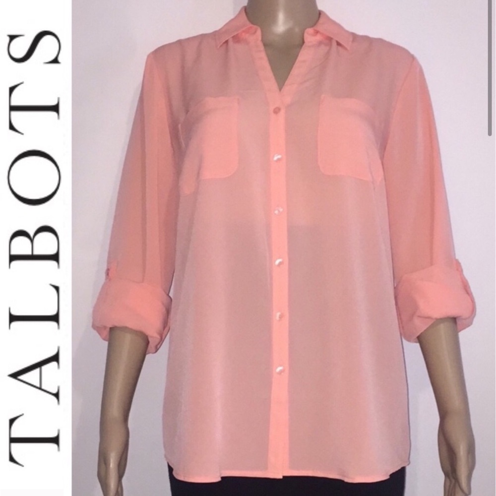 *SOLD*  TALBOTS Button Down  “The Soft Shirt” NWT - Picture 3 of 8